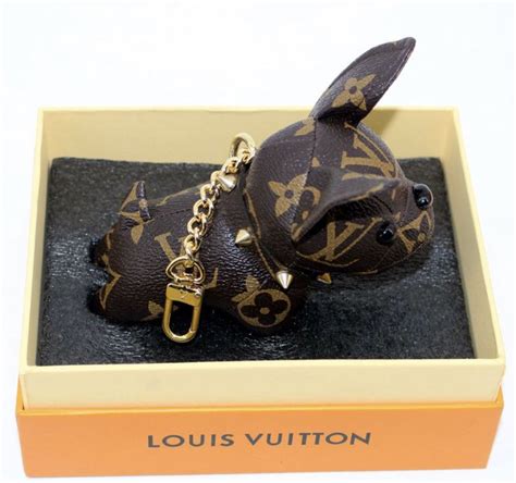 lv bulldog keychain